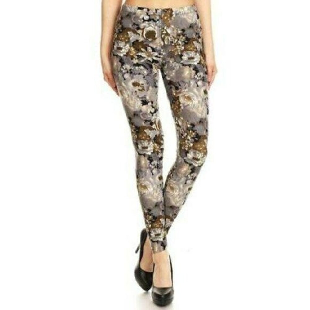 Plus Size Womens EEVEE Buttery Soft‎ Earthen Leggings